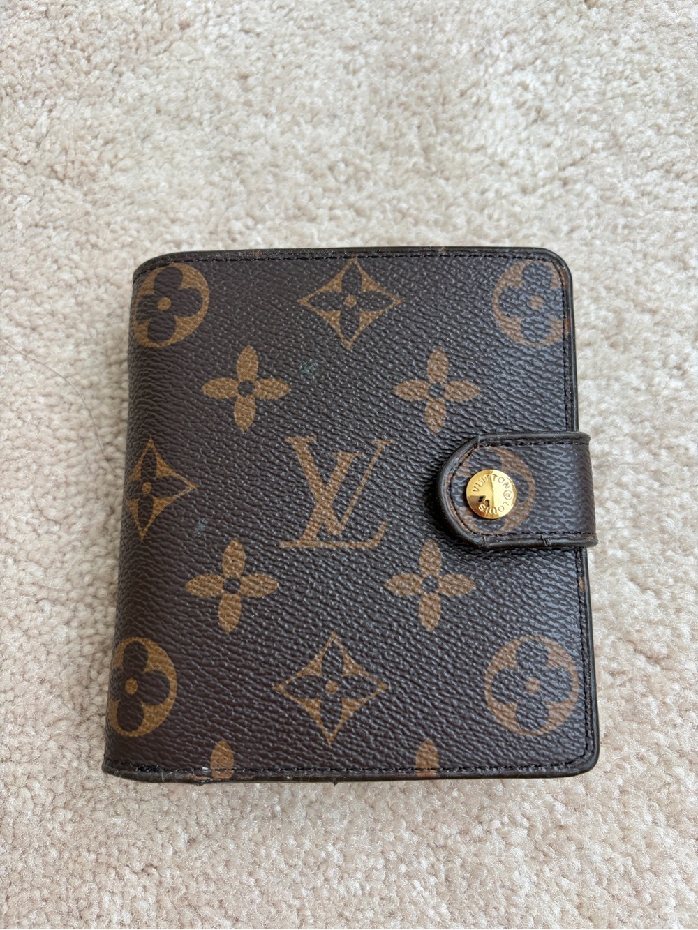 New Brown Monogram Canvas Wallet